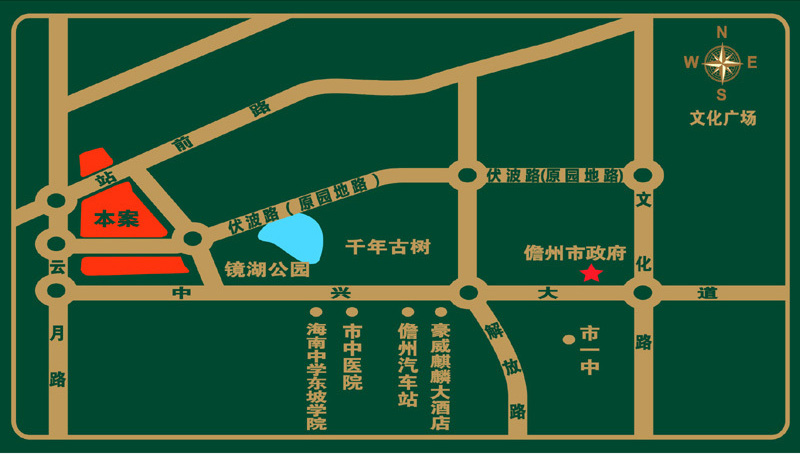 区位图 