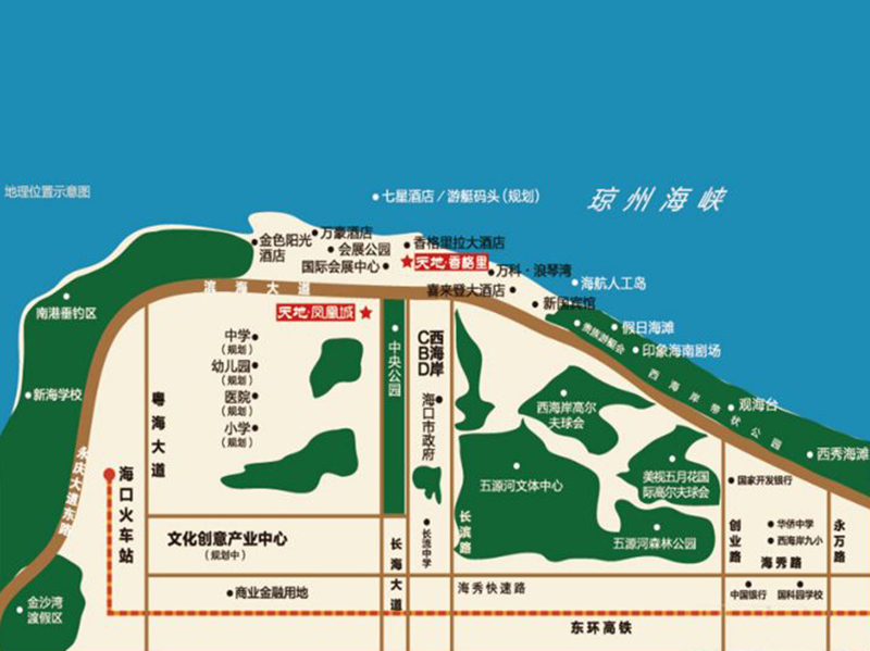 区位图 