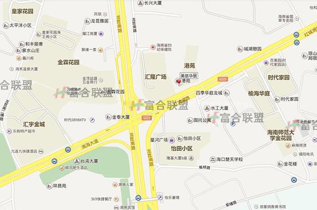 美丽华居区位图 