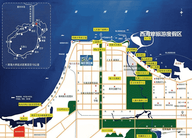海岸赛拉维区位图 