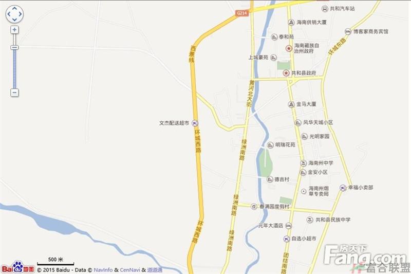 坡心商业广场交通图 
