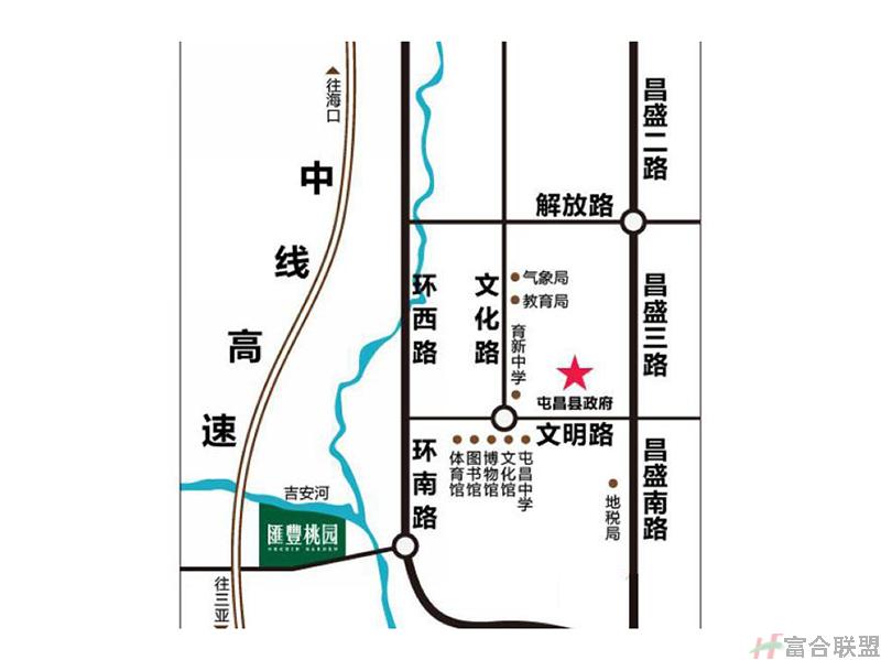 区位图 