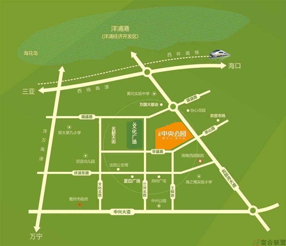 区位图 