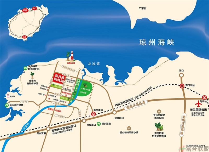 区位图 