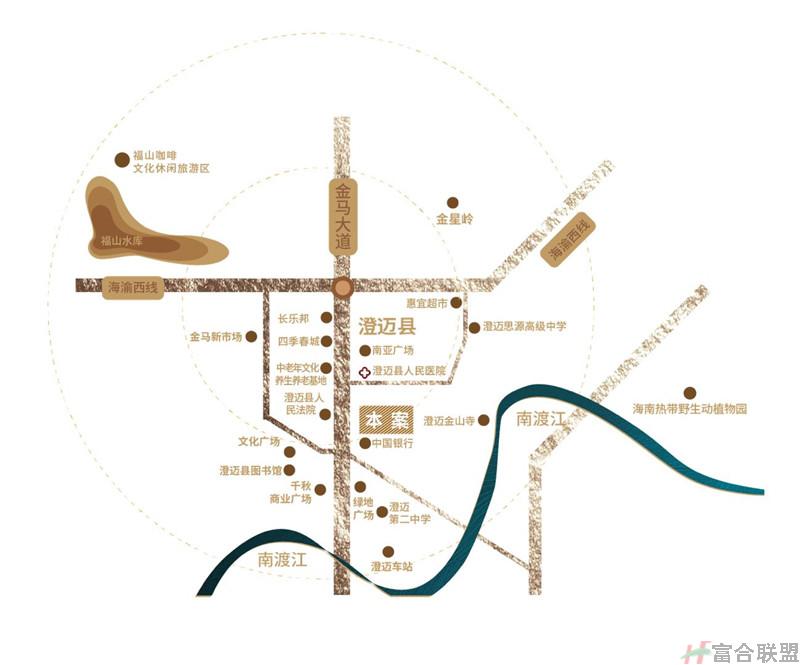 区位图 