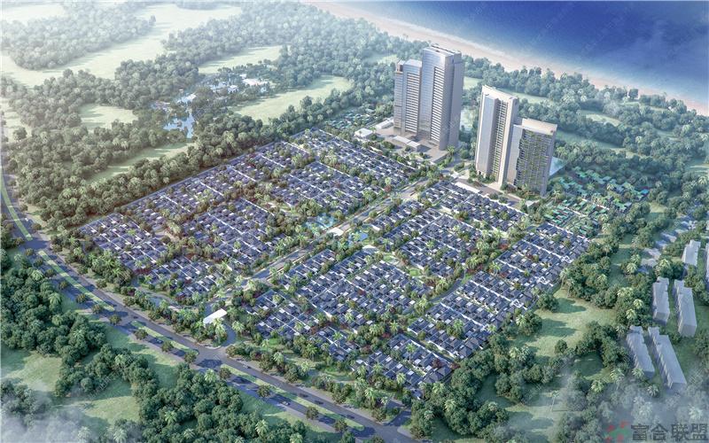 西侧项目鸟瞰图 