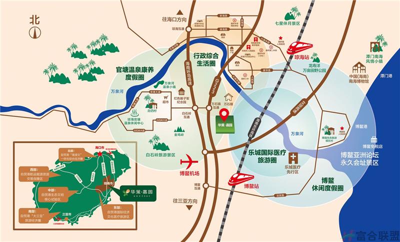 区位图 