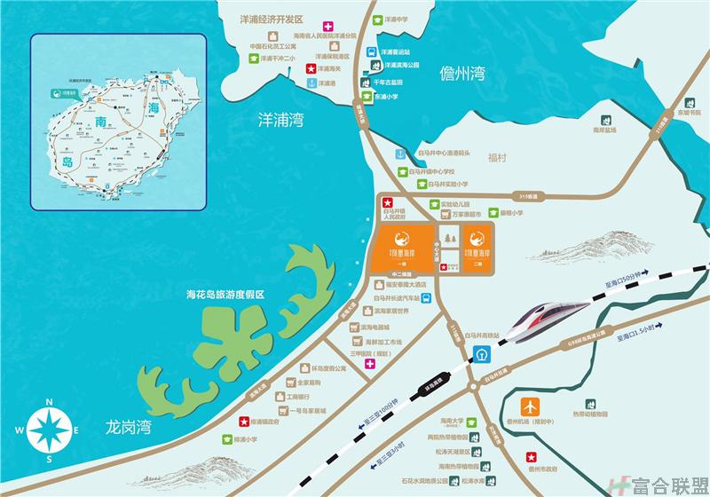 区位图 