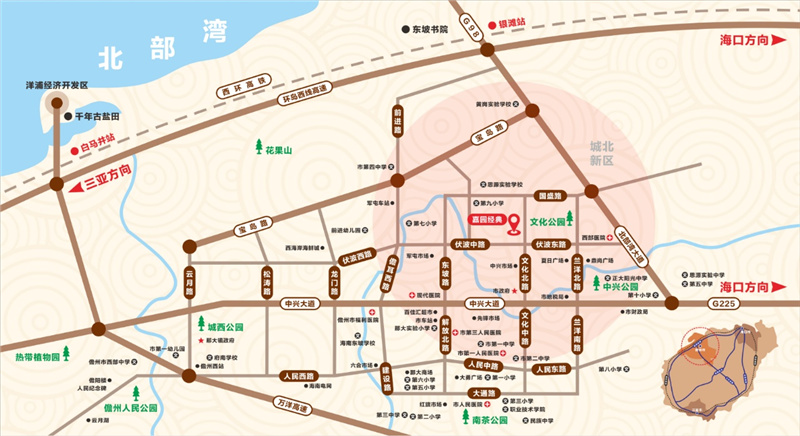 区位图 