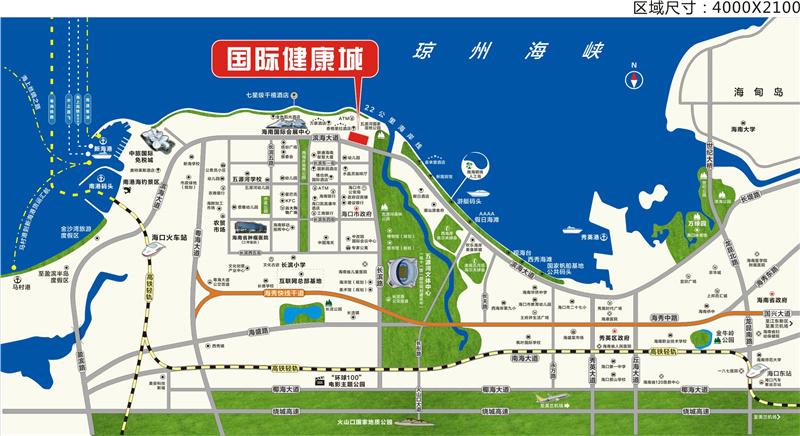 区位图 