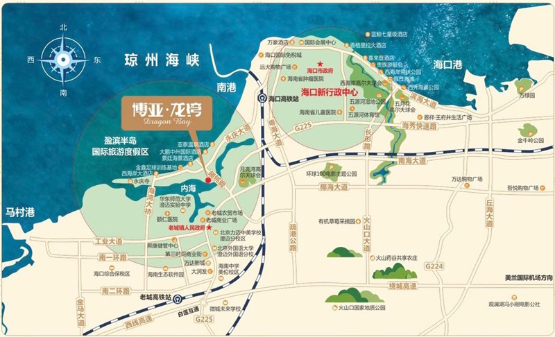 区位图 
