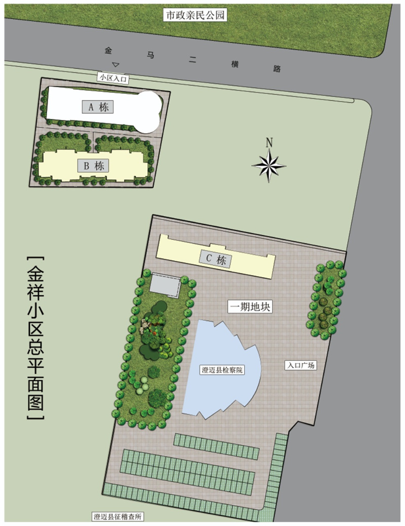 总平面图 