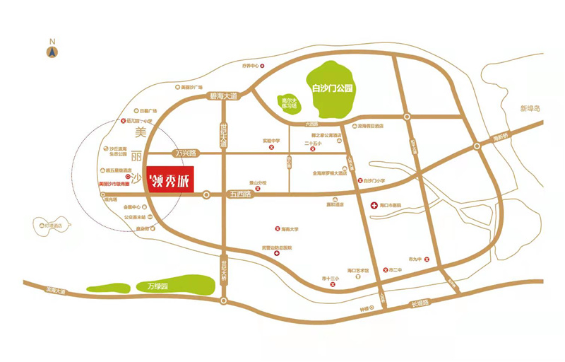 区位图 