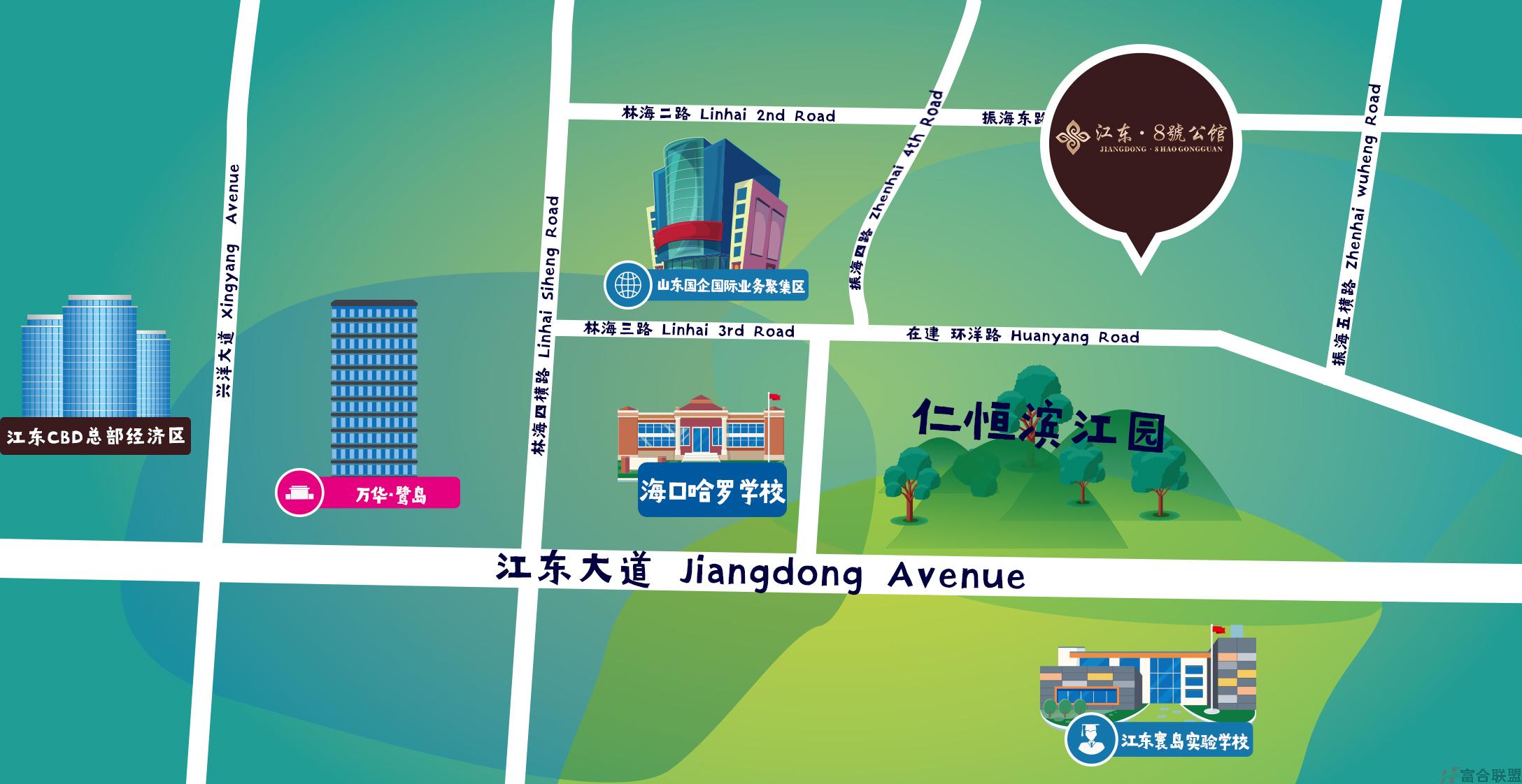 区位图 
