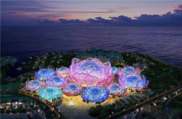 恒大海花岛配套图