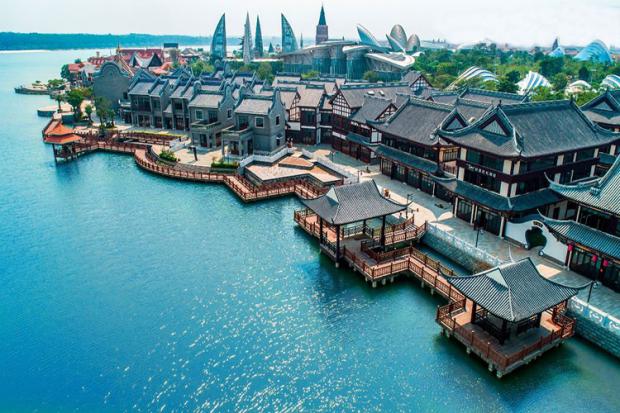 恒大海花岛实景图
